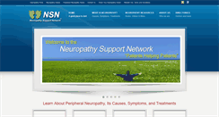Desktop Screenshot of neuropathysupportnetwork.org